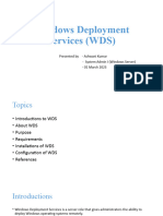 Windows Deployment Services (WDS) : Presented by - Ashwani Kumar - System Admin I (Windows Server) - 01 March 2023