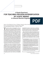 For Teaching Process Intensification