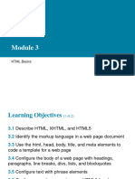 Module 3 HTML Basics