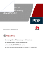 3 GPON FTTH VoIP Service Provisioning (MA5800) - SIP