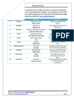 Phrasal Verbs Sheet 17