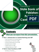 Central Banking in Pakistan: State Bank of Pakistan