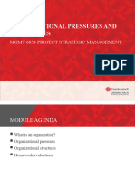 M5 - Organizational Pressures and Structures