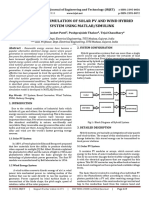 Modelling and Simulation of Solar PV and