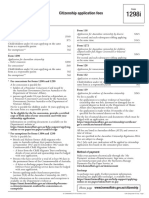 Citizenship Application Fees: Method of Payment