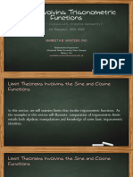 MAT060 - 7 - Limits Involving Trig Functions