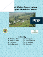 Soil and Water Conservation Techniques in Rainfed Areas