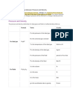 Topics 10-2 Relationship Between Pressure and Density