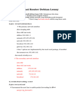 Konfigurasi Router Debian Lenny