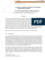 Financial Ratio Analysis Decision Useful