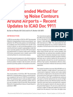 Recommended Method For Computing Noise Contour Around Airports-Recent Update To DOC9911