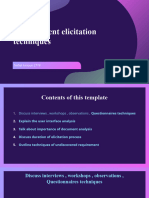 Requirement Elicitation Techniques: Nehal Kanoun 2778