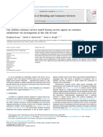 Can Chatbot Customer Service Match Human Service Agents On Customer Satisfaction? An Investigation in The Role of Trust