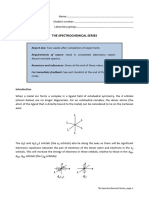 Spectrochemical Series