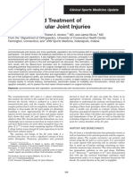 Evaluation and Treatment of Acromioclavicular Joint Injuries