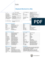 Excel Keyboard Shortcuts For A Mac