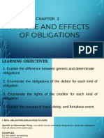 Chapter 2 Nature and Effects of Obligations