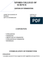 Sterilization of Fermenter-1