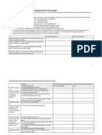 In-Class Assignment B: Analysing Interview Transcripts