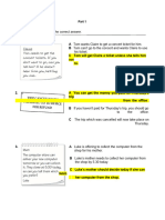 B1 PET Reading Practice Test 3 Part 1-3 (Homework)