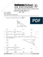 06 - Introduction To Trigonometry Practice WS - 3