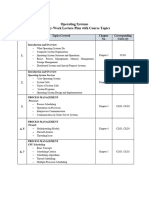 Operating Systems Course Outline