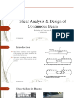 Shear Design Continuous Beam