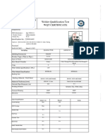 Welder Certificate Updated