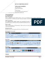 Chapter 8 & 9 Presentation - Power Point & Computer Networks