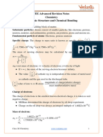 Jee Advanced Atomic Structure and Chemical Bonding Revision Notes