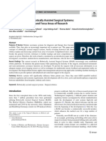 An Introduction To Robotically Assisted Surgical Systems: Current Developments and Focus Areas of Research