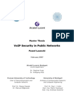 VoIP Security in Public Networks