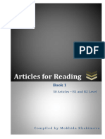 Reading Articles - Book 1 (@mokhidas - Tutorials)