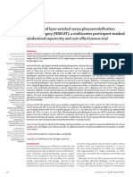 Femtosecond Laser-Assisted Versus Phacoemulsification