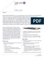 Nokia Multi Pon Card FWLT C Datasheet en