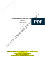 Nurs FPX 4020 Assessment 3 Improvement Plan in Service Presentation