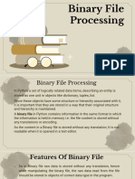 Binary File Handling