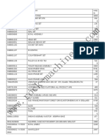 HP6 Rock-Machinery Parts List