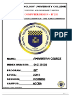 Amankwah - 040119150 - L200 - B - Morning - Digital Computer Design - It 232