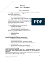 Module 2 Energy Audit Principles