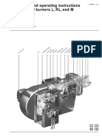 Installation and Operating Instructions Weishaupt Oil Burners L, RL, and M Sizes 1 and 3