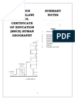 Human Geography Notes-1