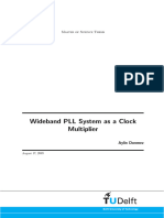 Wideband PLL System As A Clock - 2009