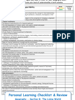 Aqa Geography 3.1 Section B The Living World - PLC Format 3