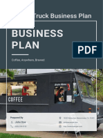 Coffee Truck Business Plan PDF