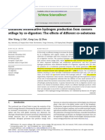 2013 Enhanced Fermentative Hydrogen Production From Cassava Stillage by Co-Digestion The Effects of Different Co-Substrates