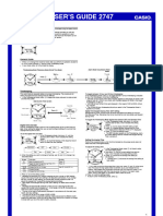 User Manual Casio Collection AW-80-1AVES (English - 3 Pages)