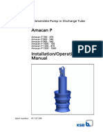 Amacan P: Submersible Pump in Discharge Tube