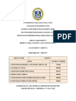 Product Idea Let's Innovative Concept Assignment 1 Group 7 (A)
