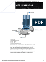 3 - Stainless Steel Vertical Inline Pump 7.5 KW